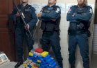 Polícia apreende drogas, caderno com anotações do tráfico e prende suspeito em operação em Vilhena