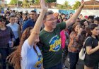 Governador Marcos Rocha e primeira-dama participam da Marcha para Jesus em Porto Velho