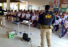 PRF promove palestras sobre segurança no transporte escolar em Vilhena e outros municípios de RO