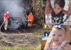 Bebês morrem e três adultos ficam feridos em acidente com carro incendiado em Seringueiras (RO)