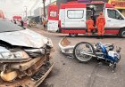 Motoboy de 62 anos morre após grave acidente entre moto e carro na zona Leste de Porto Velho