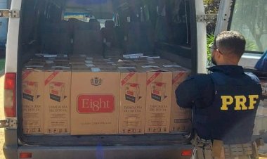 PRF apreende quase 20 mil maços de cigarros contrabandeados na BR-364, em Rondônia