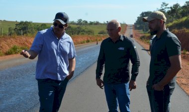 Ezequiel Neiva acompanha obras da Rodovia do Boi e destaca impacto para o desenvolvimento do Cone Sul