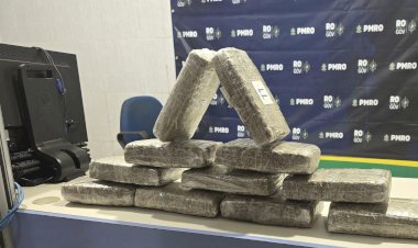 PM apreende 12 kg de maconha na BR-364 e causa prejuízo de R$ 67 mil ao tráfico em Rondônia