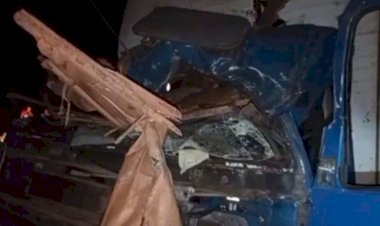 Acidente entre caminhão e carreta deixa dois feridos na BR-364 entre Vilhena e Comodoro