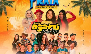 Festival de Praia de Pimenteiras do Oeste celebra 31ª edição com Banda Djavú e atrações para todos os gostos