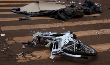 Mulher de 48 anos morre após colisão entre bicicleta elétrica e carreta em Vilhena