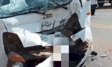 Zona rural de Vilhena: acidente com caminhonete deixa motorista em estado grave e passageira ferida