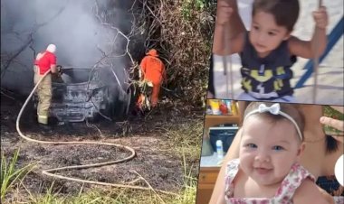 Bebês morrem e três adultos ficam feridos em acidente com carro incendiado em Seringueiras (RO)