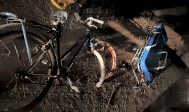 Motorista atropela bicicleta em estacionamento e proprietário abandona o local em Vilhena