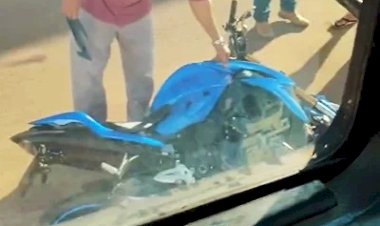 Motociclista fica ferida após colisão em cruzamento no centro de Vilhena