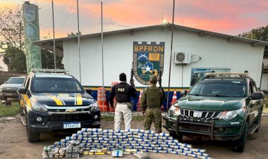 PM e PRF apreendem mais de 130 kg de drogas na BR-364 em Porto Velho