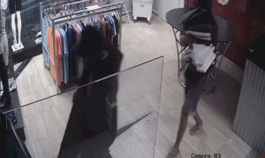 Criminoso quebra porta de loja no centro de Vilhena, mas foge sem levar nada