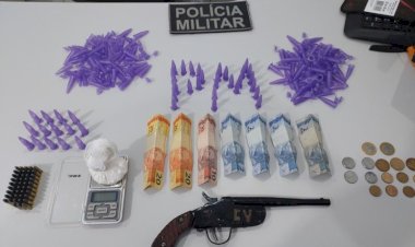 Dois homens são presos por tráfico de drogas em Chupinguaia durante ação da PM