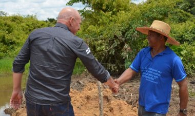 Ezequiel Neiva leva melhorias à zona rural de Alto Alegre dos Parecis com instalação de tubos PEAD