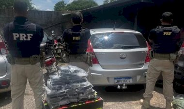 PRF apreende 32 quilos de skunk escondidos em caixa de som na BR-364, em Presidente Médici (RO)