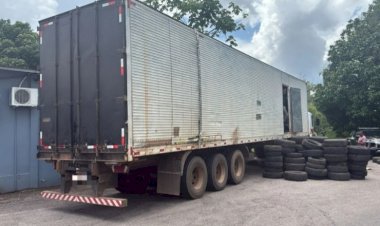 Polícia Federal flagra 110 kg de drogas escondidas em caminhão na BR-364, em Rondônia