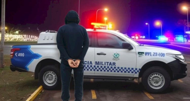 Homem é preso em Vilhena após ameaçar policiais durante ocorrência de som alto e suspeita de agressão