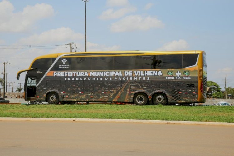 Vilhena recebe novo ônibus para transporte de pacientes da rede municipal de saúde