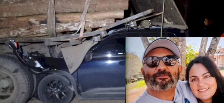 Ex-delegado de Rondônia e esposa morrem em acidente na BR-174, entre Vilhena e Comodoro