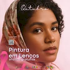 Oficinas gratuitas de pintura em lenços promovem arte, autocuidado e solidariedade no Outubro Rosa em Vilhena