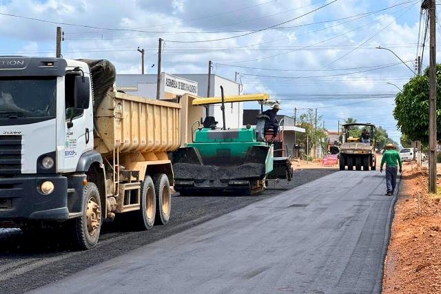 “Vale dos Esquecidos”: Prefeitura de Vilhena avança com asfaltamento em ruas dos setores 15 e 17