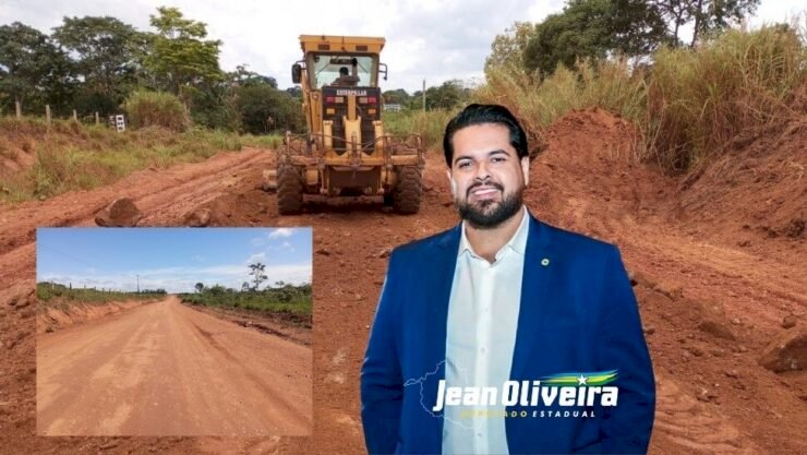 Governo de Rondônia realiza manutenção na RO-490 após indicação do deputado Jean Oliveira