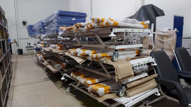 Prefeitura de Vilhena entrega 50 camas hospitalares e colchões ao Programa Melhor em Casa
