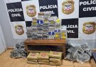 Polícia Civil apreende 100 kg de drogas durante operação em Guajará-Mirim