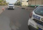 Motociclista fica ferido em colisão com caminhonete nesta manhã de Quarta-feira(15) em Jaru