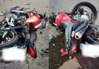Acidente entre motocicletas deixa mulher e criança feridas no Jardim Primavera, em Vilhena