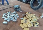 PRF apreende quase 200 kg de drogas escondidas em pneus de caminhão em Vilhena