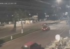 Cerejeiras: motociclista é atingido por carro após invadir preferencial; acidente foi registrado por câmera