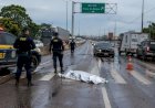 Pedestre morre após ser atingido por carro ao atravessar BR-364 em Porto Velho