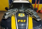 PRF apreende mais de 13 quilos de skunk em ônibus interestadual na BR-364 em Vilhena