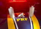 PRF apreende mais de 72 kg de mercúrio, pistola e ouro escondidos em caminhonete na BR-319