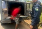 Suspeito de assaltar mercadinho é preso pela PM durante fuga pela RO-133