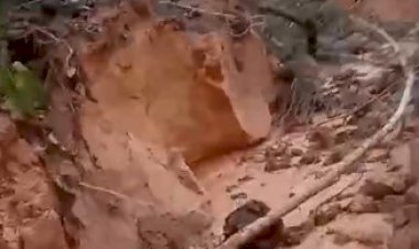 Moradores alertam para erosão avançada e risco a torre de telefonia na Linha 130, em Vilhena