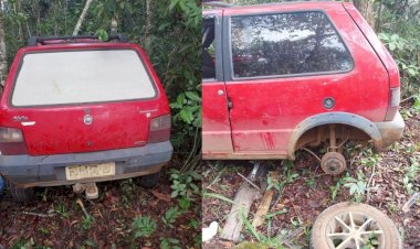 Polícia encontra bebê em situação de negligência durante ação contra desmanche de veículo em Vilhena