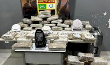 Suspeitos reagem a abordagem, são baleados e PM apreende 31 tabletes de droga em Porto Velho