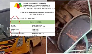 Denúncia aponta irregularidades e suspeita de interferência na fiscalização do transporte escolar em Cacoal