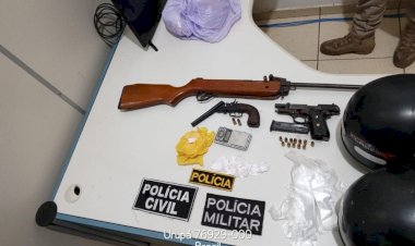 Operação contra facção em RO prende suspeito e apreende armas, drogas e munições