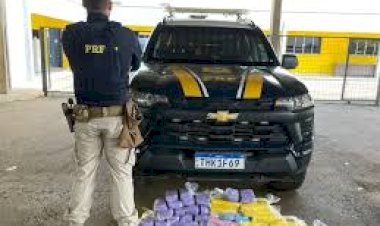 PRF apreende mais de 30 quilos de droga durante fiscalização na BR-364 em Ji-Paraná