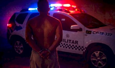 Homem é preso após arrombar supermercado e furtar produtos durante a madrugada em Vilhena