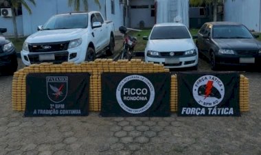 Operação integrada apreende mais de 276 kg de drogas e prende quatro suspeitos em Ji-Paraná