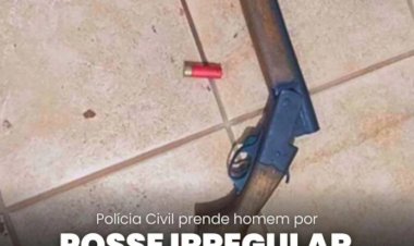 Homem é preso com espingarda durante operação da Polícia Civil em reserva extrativista de Guajará-Mirim
