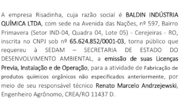 PEDIDO DE EMISSÃO DE LICENÇA MUNICIPAL