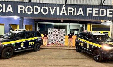 PRF apreende quase 80 kg de cocaína em malas de passageiro durante fiscalização na BR-364