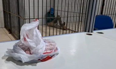 Homem com tornozeleira eletrônica é preso após tentar furtar peça de picanha em supermercado de Porto Velho