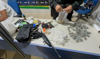 Operação da PM termina com foragido baleado, sete detidos e apreensão de drogas em Porto Velho